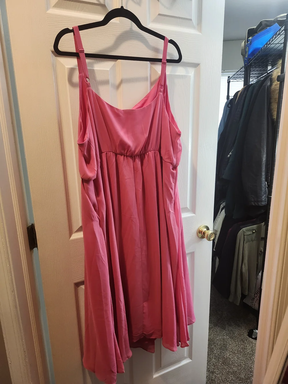Torrid Hot Pink Cowl Neck Midi Dress: NWT, 3x - Picture 2 of 4
